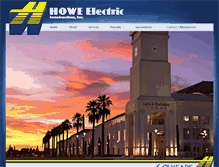 Tablet Screenshot of howe-electric.com
